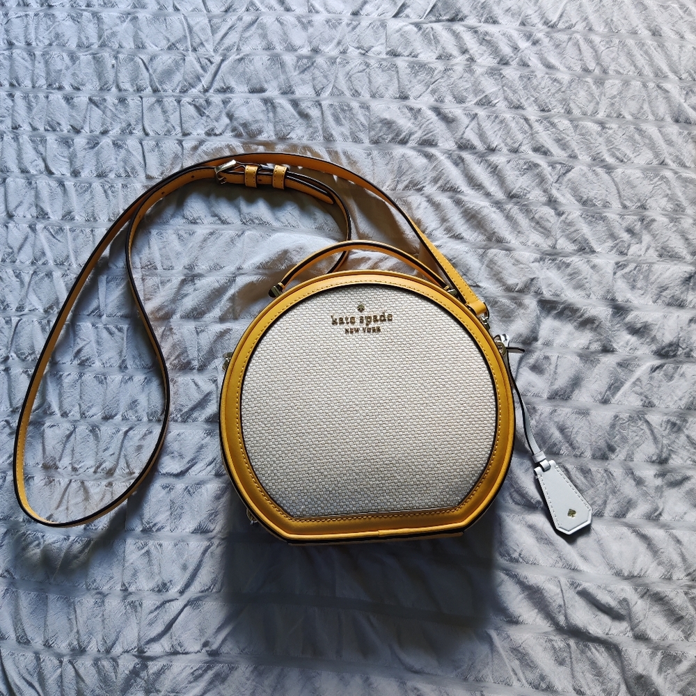 Kate Spade Traveler Canteen Crossbody Bag - Yellow Multi